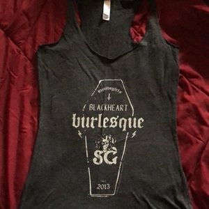 Suicide Girls black heart burlesque tank top